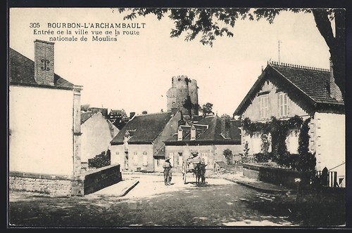 Cpa bourbon archambault - cpa, bourbon-l´archambault