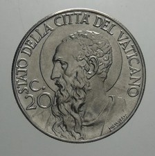 CITTA' DEL VATICANO PIO XII CENT 20 1941 IN ACMONITAL