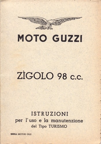 Moto guzzi zigolo manuale - moto,