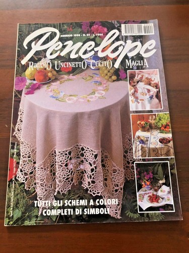 Penelope gennaio 1998 - , ricamo