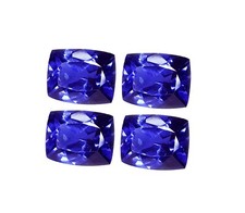 Tanzanite blu naturale lotto 4