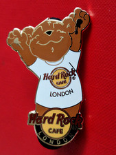 T-shirt HRC Hard Rock Cafe London Classic Bear bianca 2009 LE400 nuova