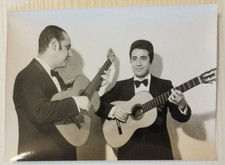 fo4055,foto originale,personaggi famosi, musicista fausto cigliano e mario gangi