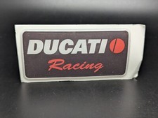 DUCATI RACING LOGO ADESIVO 3D SIGLA EMBLEMA FREGIO STEMMA SCRITTA BADGE TARGA