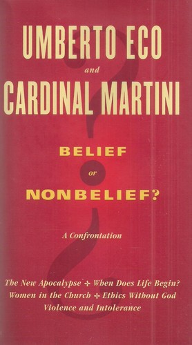 Umberto eco belief - "belief, or
