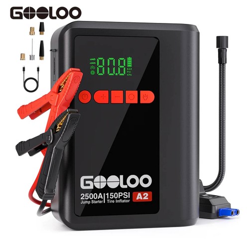 Gooloo jump starter 2500a - jump,