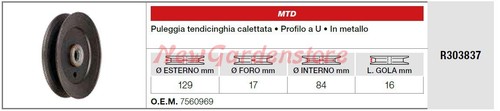 Puleggia tendicinghia