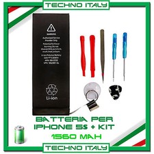 BATTERIA PER APPLE IPHONE 5S 1560 mAh RICAMBIO PARI ORIGINALE✚ KIT CACCIAVITI