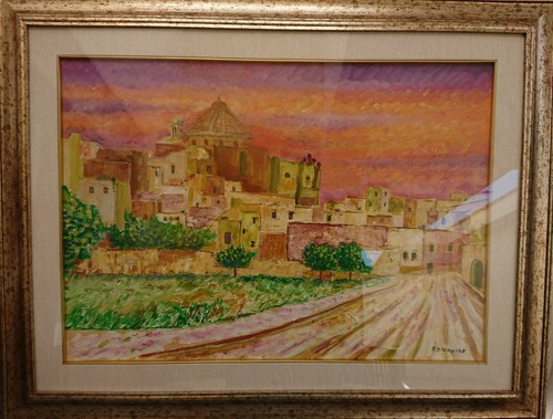 Dipinto olio spatola - , tela