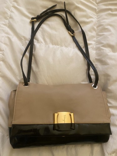 Borsa tracolla bicolore - borsa, a