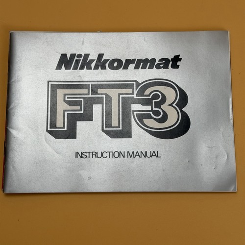 Nikkormat ft3 manuale - nikkormat,
