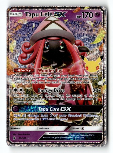 Pokemon card tapu lele - card, gx