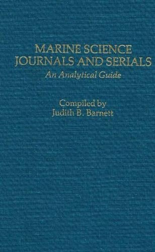 Marine science journals - science, and