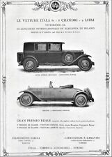 PUBBLICITA' 1928 AUTO ITALA 61