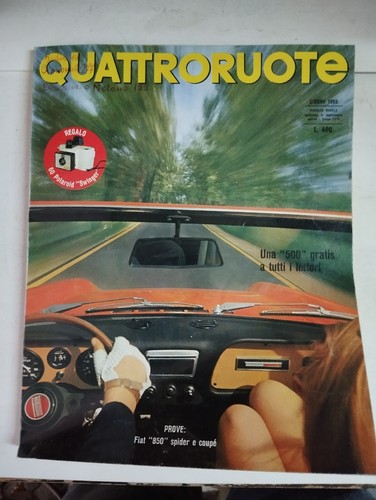 1968 quattroruote giugno - quattroruote,