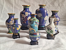 Vintage lotto vasi cloisonne - vasi,