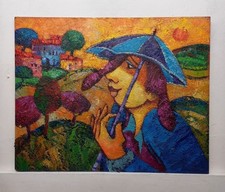 QUADRO DIPINTO PAESAGGIO