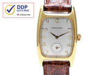 Batteria nuova! Orologio Vintage 1980' [COME NUOVO] HAMILTON Boulton 6264 Piccolo Secondo Serbatoio