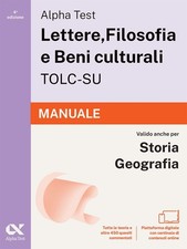 Libri Alpha Test. Lettere