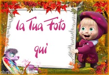 Cialda MASHA E L'ORSO