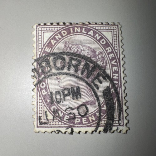 Gran bretagna 1881 lilla - gran, 1d