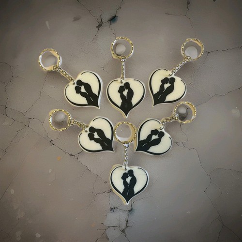 Set portachiavi sposi - set,