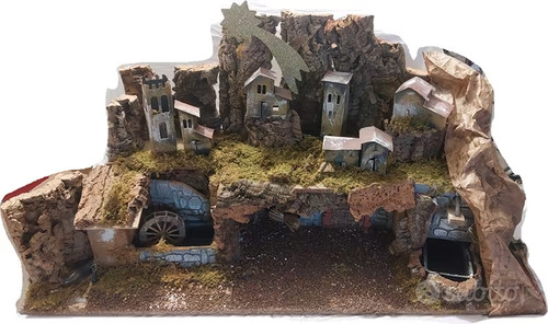 Presepe paesaggio scena - ,