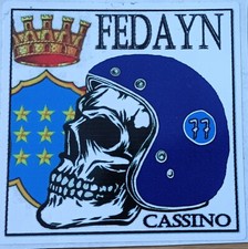 Adesivo Fedayn Cassino Calcio