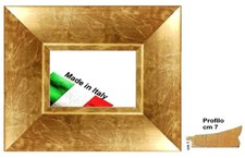 Cornice in legno in Oro semi