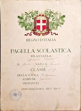 Pagella del Regno d’Italia -