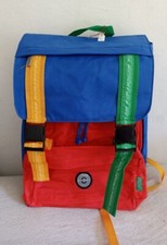 ZAINO SCUOLA UNITED COLORS OF BENETTON Vintage Color Block - Cartella Nuova 