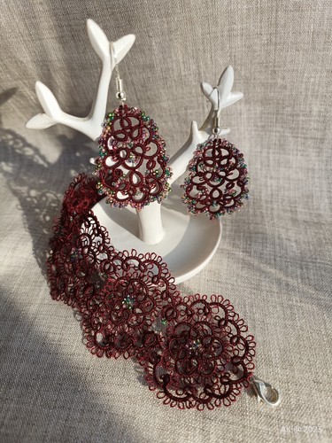 Parure bracciale orecchini - parure,