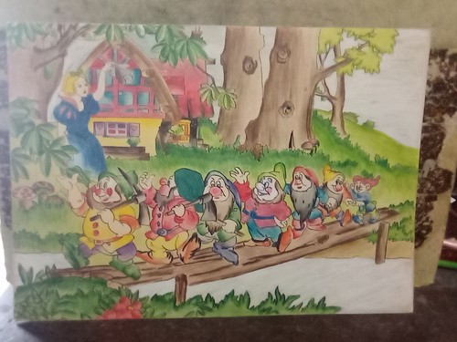 Vecchio disegno biancaneve i - biancaneve,