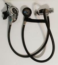 Lotto Scubapro 109 Misuratore Regolatore Subacqueo Metallo Regolabile Bilanciato 2° Stadio