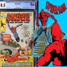 1971 Daredevil #77 8.5 CGC Spider-Man & Sub-Mariner Aspetto