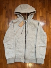  Felpa zip Burberry grigia 
