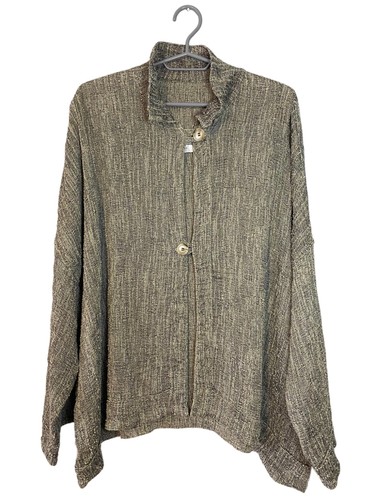 Camicia giacca lino donna