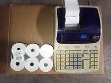 Calcolatrice Scrivente Professionale Olivetti Logos 692 12 Cifre 2 Con Rotoli