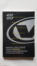 VOR 400 - 503 SM 2001 manuale