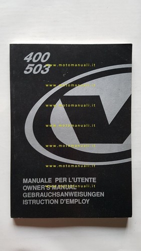 Vor 400 503 2001 manuale - 2001,