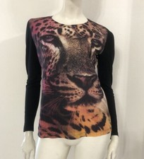 MOSCHINO Maglia nera tigre