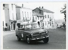 1960 ca ITALIA - RALLY Alfa Romeo Giulietta - Scuderia JOLLY CLUB Foto 18x13 (1)