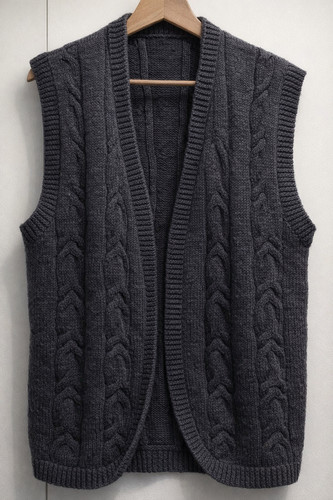 Maglia gilet grigio - maglia,