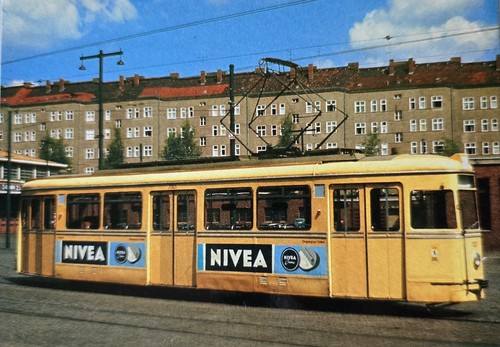 Cartolina berlino tram - berlino,