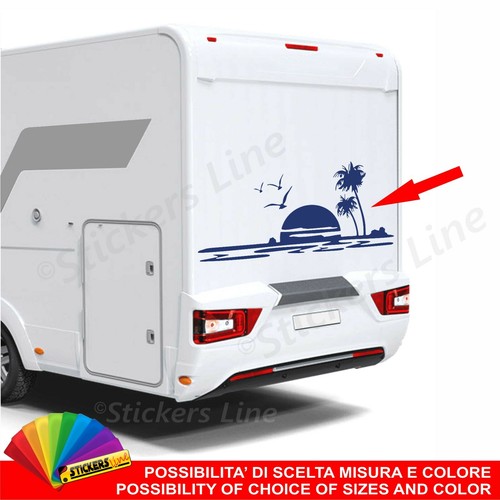 Adesivo per camper mare sole - per,