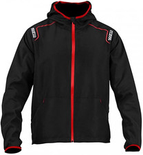 Sparco - Giacca Wind Stopper GIACCHETTO ANTIVENTO NERO ROSSO