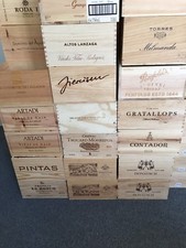 3x Cassetta Vino Legno 6