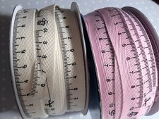 Stock 5 mt. Nastro fettuccia h15mm shabby ribbon cucito creativo passamaneria