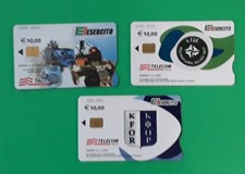 SCHEDA TELEFONICA  ( n  3  )A CHIP BASI MILITARI ESERCITO ITALIANO