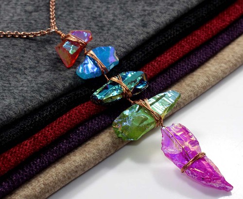 Collana gioielli quarzo - collana, aura